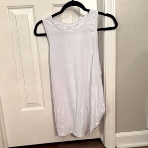 Lulu white Sleeveless Women's Top, tie in back